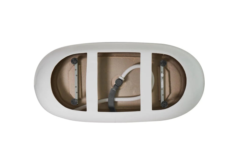 media image for allegra 67 soaking roll top bathtub by elegant furniture bt10767gw 5 252