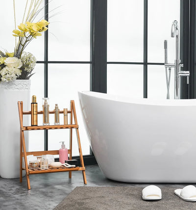 product image for ines 54 soaking double slipper bathtub by elegant furniture bt10354gw 13 92