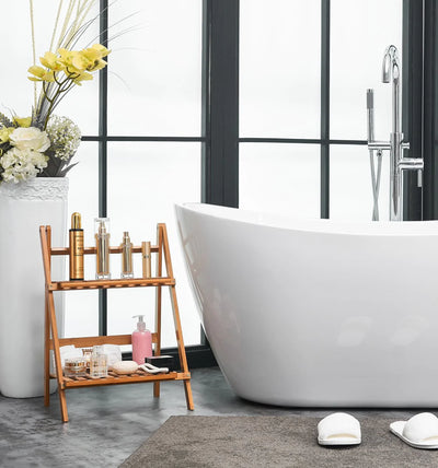 product image for ines 54 soaking double slipper bathtub by elegant furniture bt10354gw 13 29