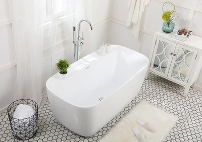product image for calum 59 soaking bathtub by elegant furniture bt10559gw 12 35