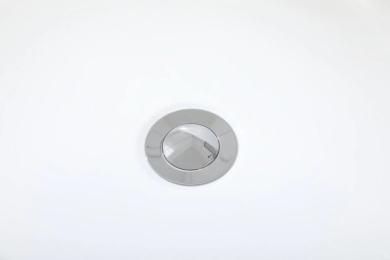 media image for coralie 67 soaking bathtub by elegant furniture bt10267gw 8 216