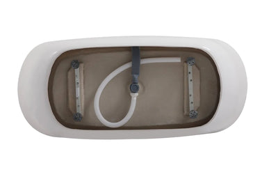 product image for coralie 67 soaking bathtub by elegant furniture bt10267gw 5 41
