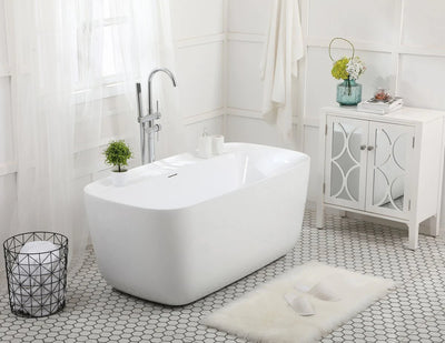 product image for calum 59 soaking bathtub by elegant furniture bt10559gw 11 45