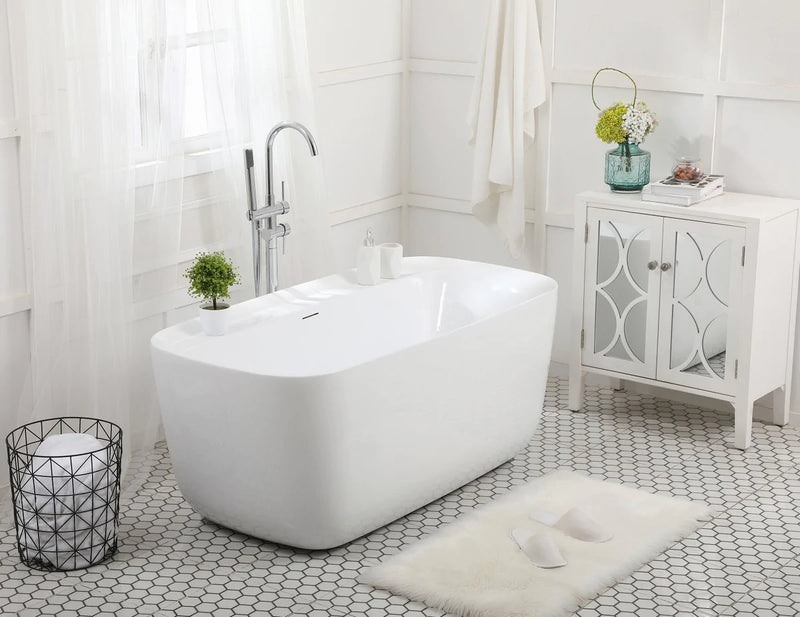 media image for calum 59 soaking bathtub by elegant furniture bt10559gw 11 227