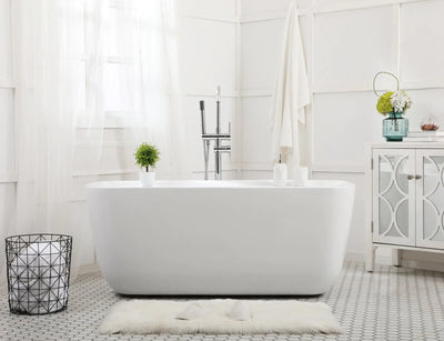 product image for calum 59 soaking bathtub by elegant furniture bt10559gw 9 36