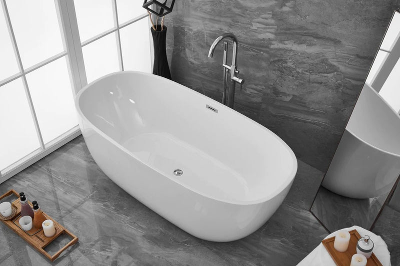media image for allegra 70 soaking roll top bathtub by elegant furniture bt10770gw 12 210
