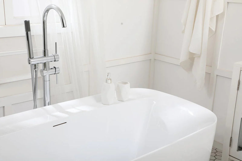 media image for calum 59 soaking bathtub by elegant furniture bt10559gw 14 212