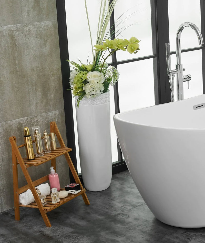 media image for ines 72 soaking double slipper bathtub by elegant furniture bt10372gw 13 238