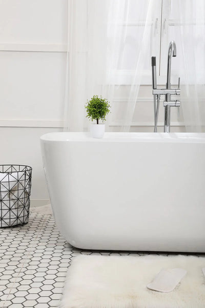 product image for calum 59 soaking bathtub by elegant furniture bt10559gw 13 18