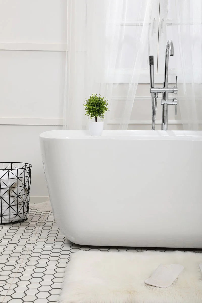 media image for calum 59 soaking bathtub by elegant furniture bt10559gw 13 212