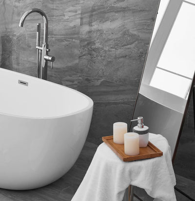 product image for allegra 70 soaking roll top bathtub by elegant furniture bt10770gw 14 30