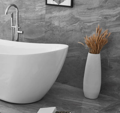 product image for chantal 70 soaking single slipper bathtub by elegant furniture bt10870gw 14 24