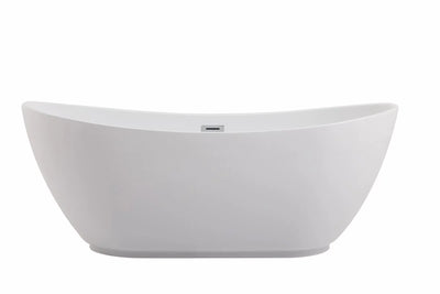 product image of ines 67 soaking bathtub by elegant furniture bt10367gw 1 598