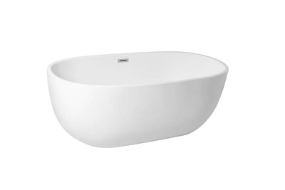 product image for allegra 67 soaking roll top bathtub by elegant furniture bt10767gw 3 57