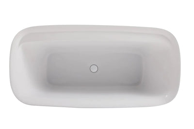 product image for calum 59 soaking bathtub by elegant furniture bt10559gw 4 60