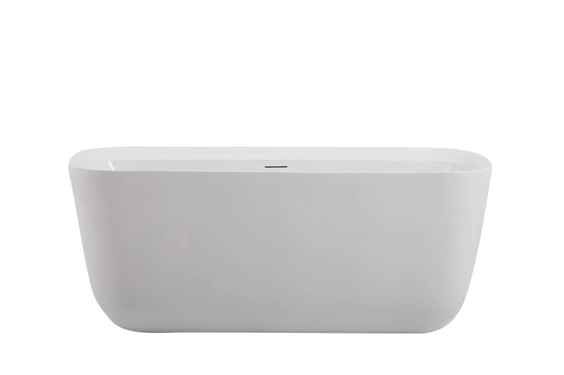 media image for calum 59 soaking bathtub by elegant furniture bt10559gw 1 216