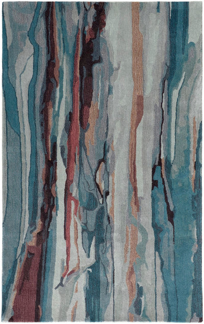 product image of Nakita Hand-Tufted Watercolor Crystal Teal/Red/Tan Rug 1 519