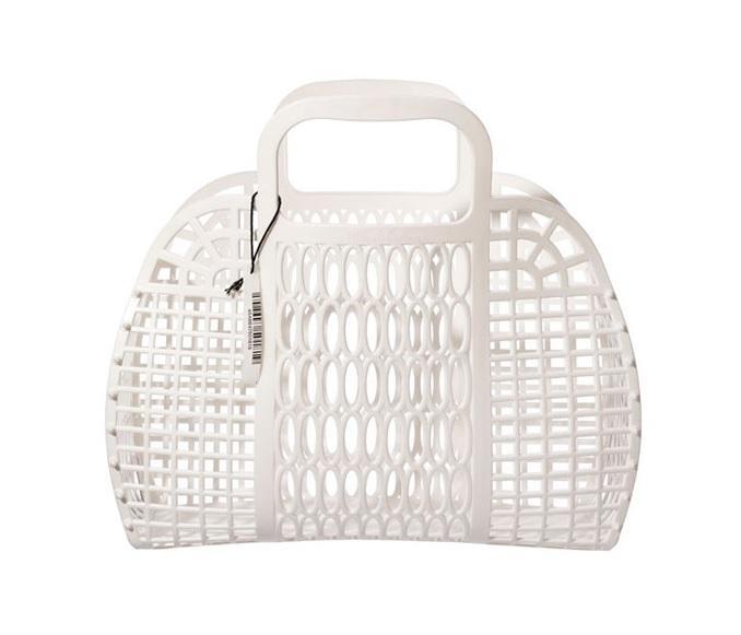 media image for plastic market bag large white design by puebco 1 220