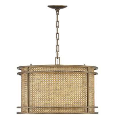 product image for Tailor Cane And Brass Pendant Chandelier By Lumanity 2 31