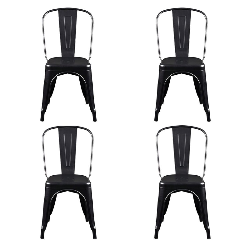 media image for Corsair Stacking Side Chair in Various Colors - Set of 4 Alternate Image 6 22