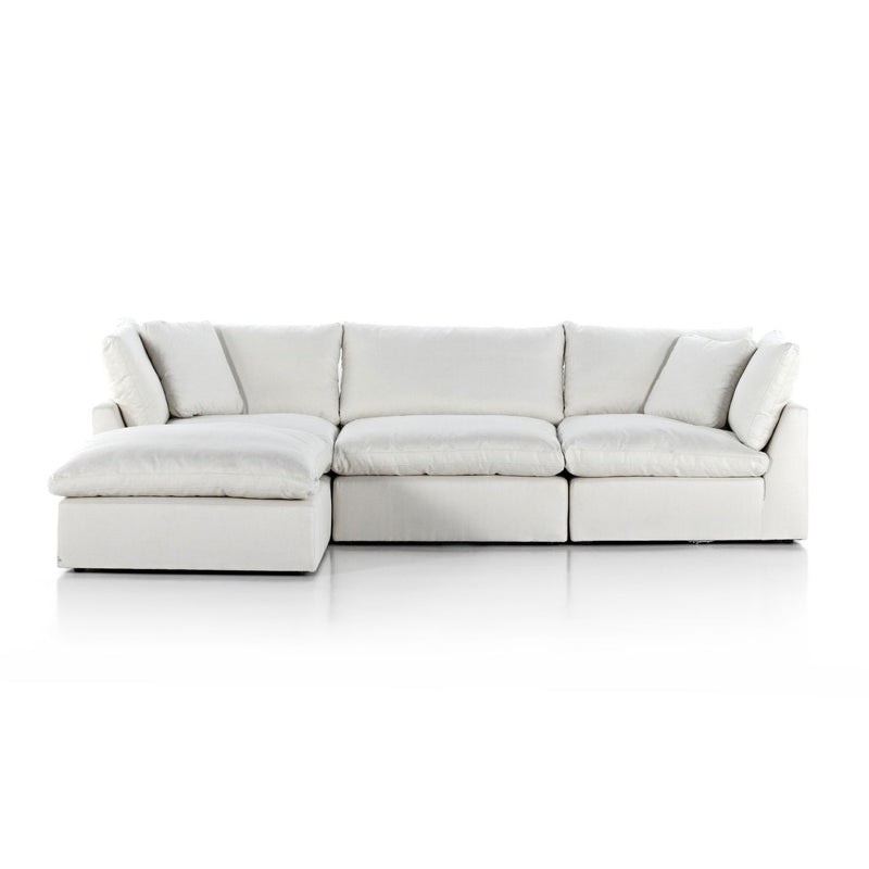 media image for Stevie 3-Piece Sectional Sofa w/ Ottoman in Various Colors Alternate Image 2 229