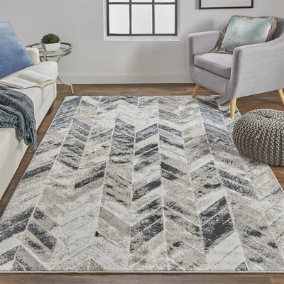 product image for Orin Silver and Black Rug by BD Fine Roomscene Image 1 67