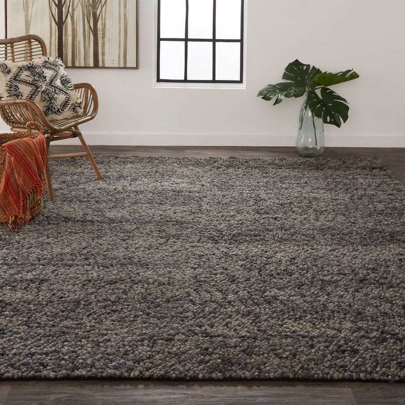 media image for Genet Hand Woven Chracoal Gray Rug by BD Fine Roomscene Image 1 261