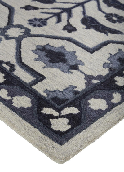 product image for Faris Hand Tufted Gray and Black Rug by BD Fine Corner Image 1 24