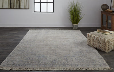 product image for Ramey Hand Woven Gray and Blue Rug by BD Fine Roomscene Image 1 96