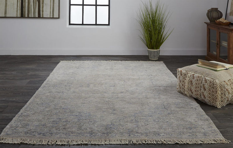 media image for Ramey Hand Woven Gray and Blue Rug by BD Fine Roomscene Image 1 232