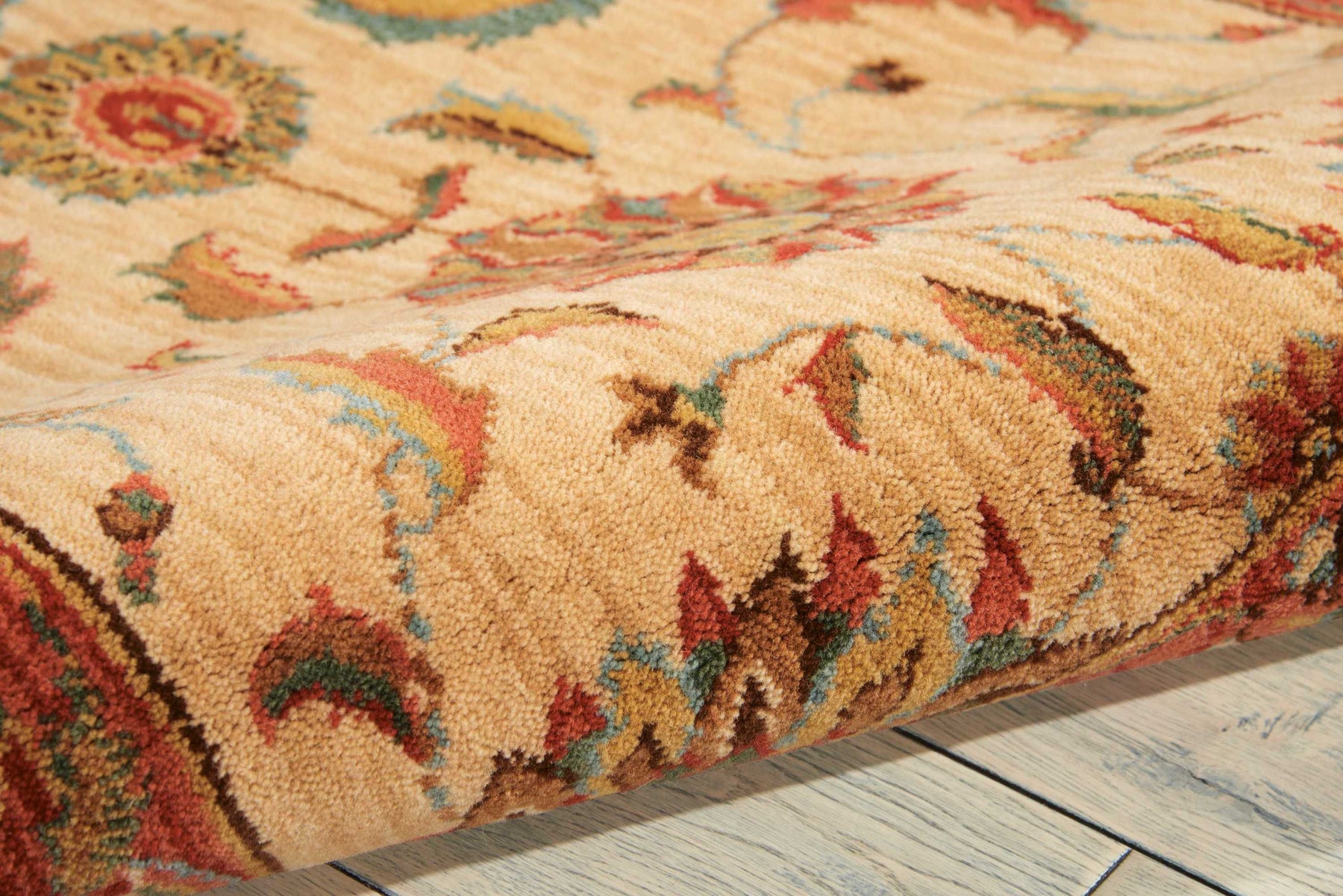 Shop Living Treasures Ivory/Red Rug Burke Decor