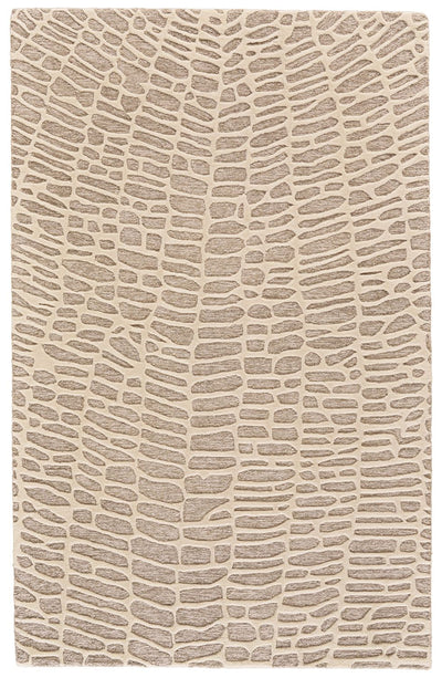 product image for Fadden Hand Tufted Taupe and Beige Rug by BD Fine Flatshot Image 1 63