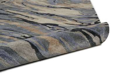 product image for Orwell Hand Tufted Blue and Beige Rug by BD Fine Roll Image 1 95