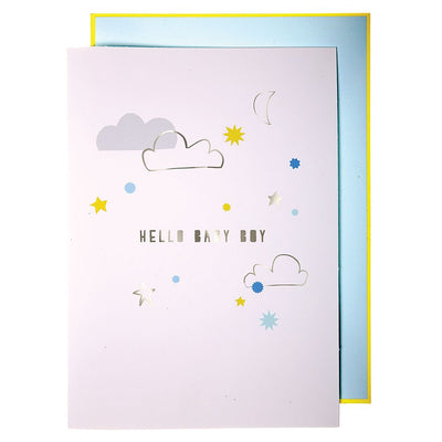 product image for oh baby boy garland card by meri meri 1 37