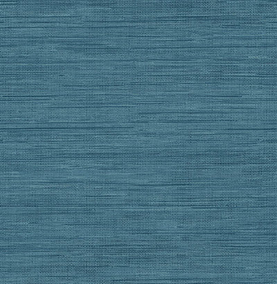 product image of sample sea grass blue faux grasscloth wallpaper from the essentials collection by brewster home fashions 1 559