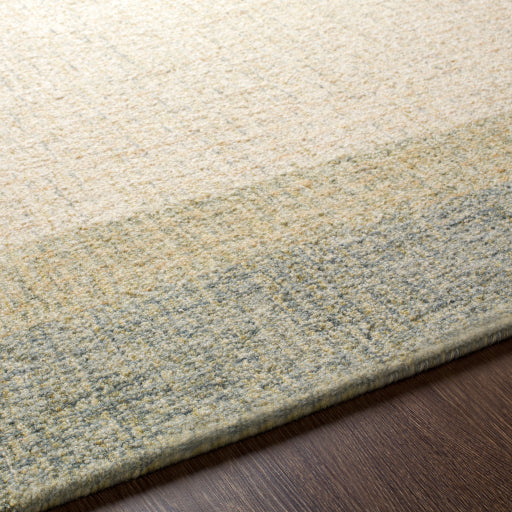 media image for Elena Wool Green Rug Texture Image 243
