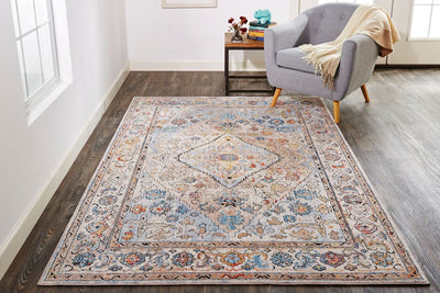 product image for Matana Gray and Blue Rug by BD Fine Roomscene Image 1 47