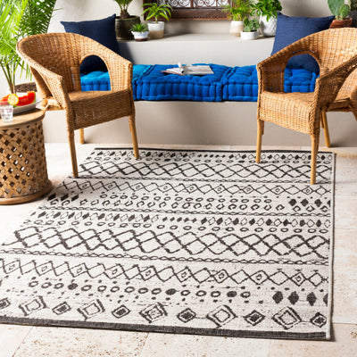 product image for Eagean Indoor/Outdoor White Rug Roomscene Image 62