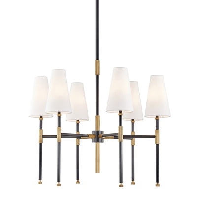 product image of bowery 6 light chandelier design by hudson valley 1 598
