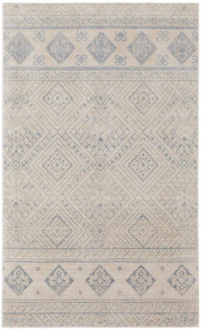 product image of wyllah transitional geometric ivory blue rug by bd fine cmar39k8ivybluc16 1 580