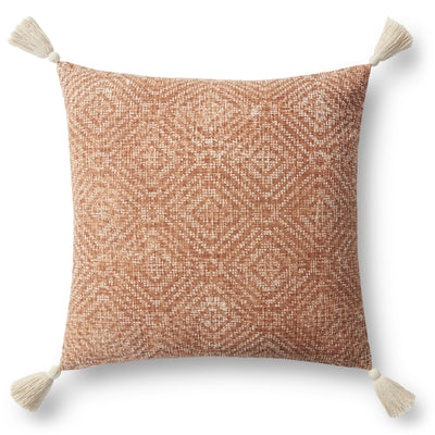 product image for Hand Woven Orange Pillow Flatshot Image 1 0