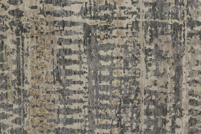 product image for Scottsdale Hand Knotted Gray and Beige Rug by BD Fine Texture Image 1 52