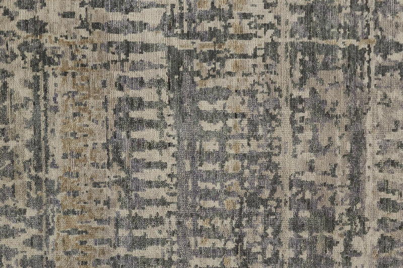 media image for Scottsdale Hand Knotted Gray and Beige Rug by BD Fine Texture Image 1 211