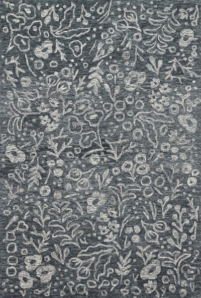 product image of Tapestry Hooked Charcoal Rug Flatshot Image 1 567