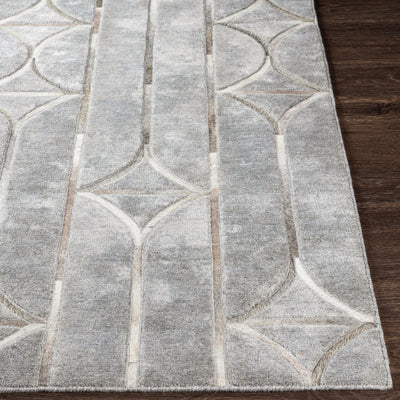 product image for Eloquent Viscose Grey Rug Front Image 29