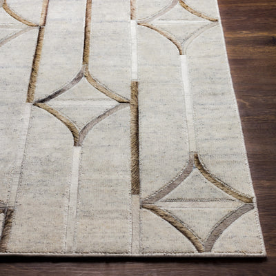 product image for Eloquent Viscose Ivory Rug Front Image 95