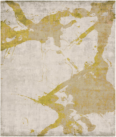 product image of Eastern Side of Nanjing Hand Knotted Rug in Yellow design by Second Studio 56