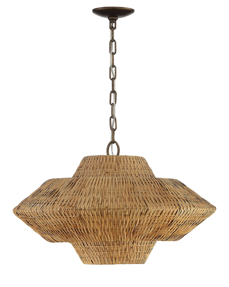 media image for Luca Rattan 3 Tier Chandelier By Lumanity 2 265