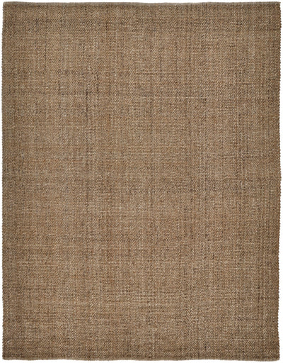 product image for Siona Handwoven Solid Color Tobacco Brown Rug 1 45