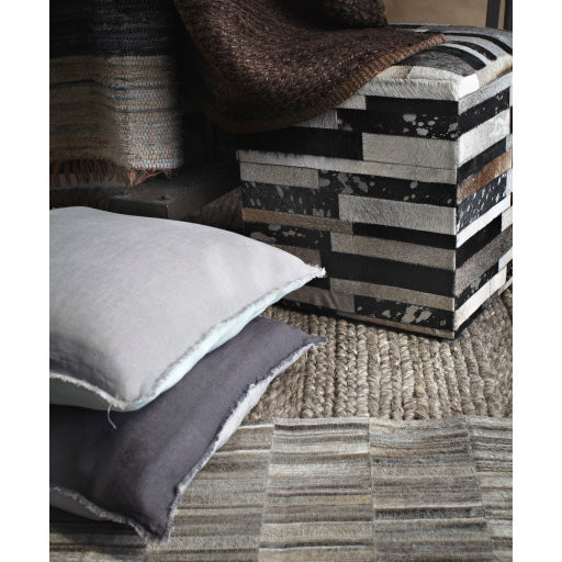 media image for Tahoe Wool Charcoal Rug Styleshot Image 25